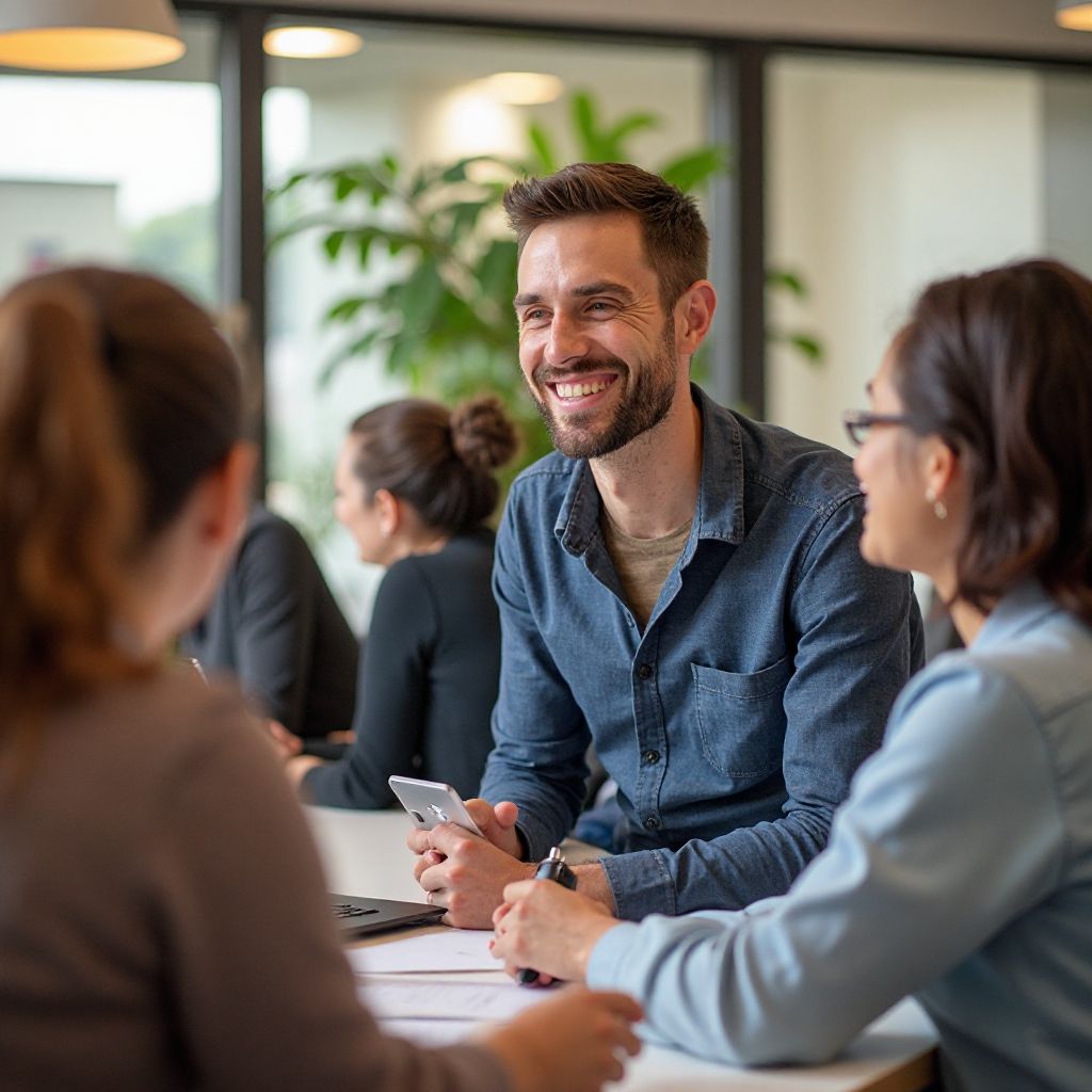 Community volunteer training session for expo support staff