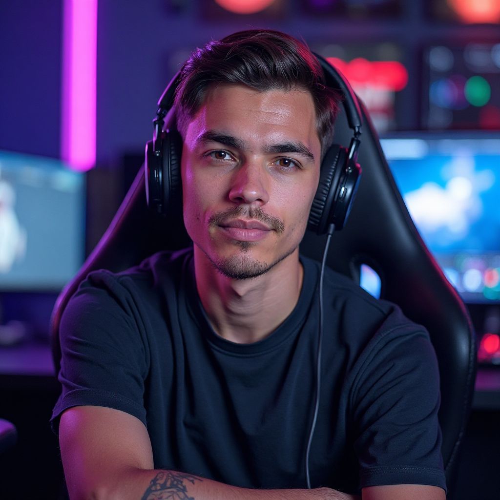 Esports Professional Portrait